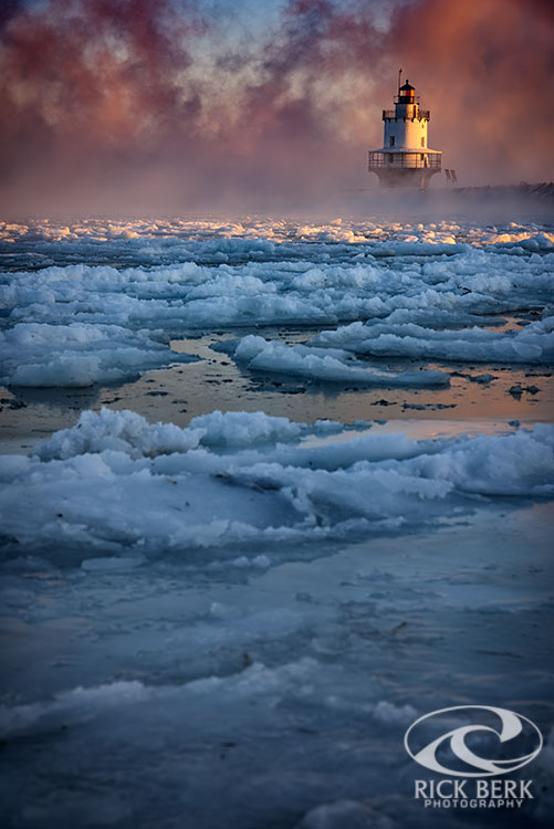 Icy Morning at Spring Point Ledge Light